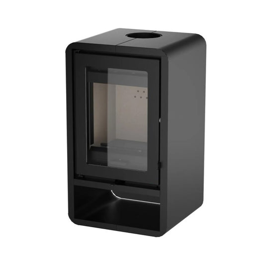 Poêle à bois en acier Bestove Pull 7kW noir 67m²